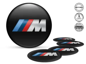 BMW Rim Domed Stickers High Quality Quantum Prism